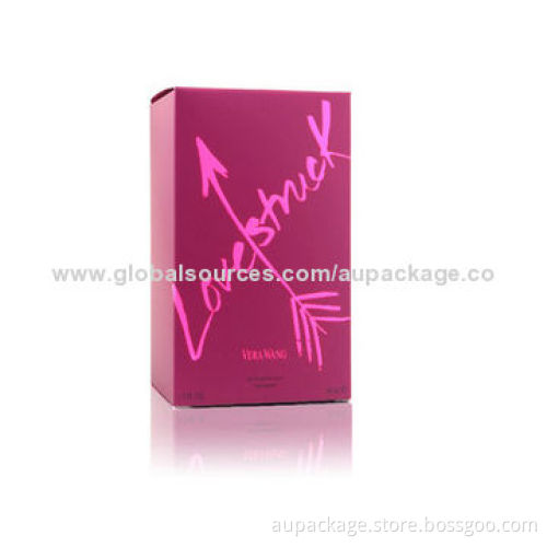 Cosmetic Box, Metallic Paper Board with Multiple UV Colors, Suitable for Perfumes